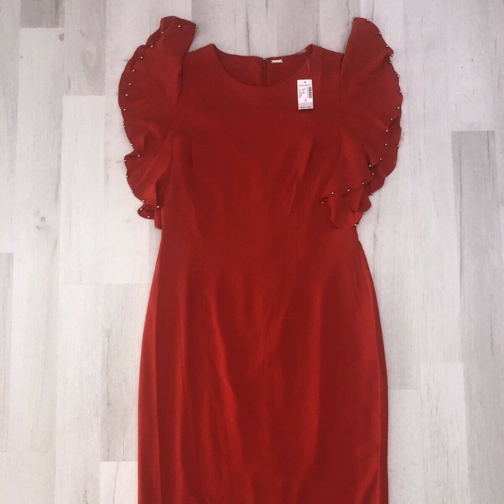 Ttahari Red Dress (Lined) Size 8 New With Tags